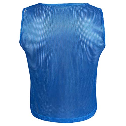 Athllete LITEMESH Pinnies (Set of 12/24 Practice Vests) Youth Pinnies, Pennies for Sports Youth, and Scrimmage Vests - color: 12-red + 12-blue, size: Child/Youth