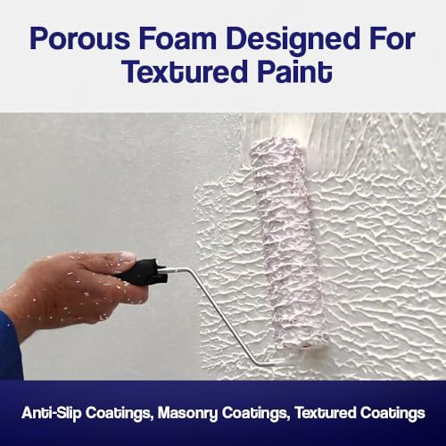 FoamPRO 59 Foam Paint Roller, 9" x 3/8" - size: 9" x 3/8", style: Heavy Textured Finish