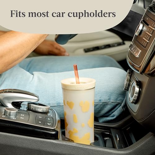 Contigo x Ally Love Shake & Go Tumbler, Autoclose Lid, Leak Proof, 20oz, Oatmilk - color: Oatmilk