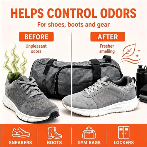 Knixmax Sneaker Deodorizer Shoe Freshener Balls, Odor Eaters for Shoes Boots Mules, Smell Eliminator Ball for Gym Gear Bags and Lockers, Fresh Linen Scent, Pack of 6 Leopard - color: 6. Leopard: Fresh Linen