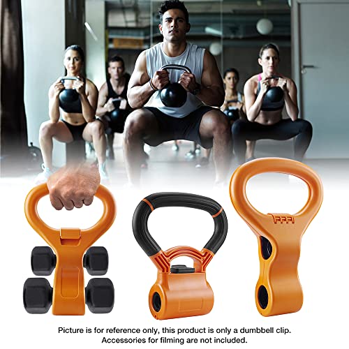 1Pcs Portable Dumbbell Adjustable Weight Exercise Grip Unisex Fitness Dumbbell Grip Home Workout Equipment Kettlebell Grip Adapter