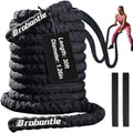 Battle Rope 1/1.26/1.5/2 Inch Diameter,Pink 30FT/40FT/50FT Exercise Workout Ropes for Home Gym Heavy Weighted Training Rope for Working Out - style: 1.26 inch 30ft