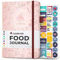 Clever Fox Food Journal - Daily Food Diary, Meal Planner to Track Calories & Nutrients, Weight Tracker Notebook, A5 (Rose Gold) - color: Rose Gold, size: A5 (5.8'' x 8.3'')