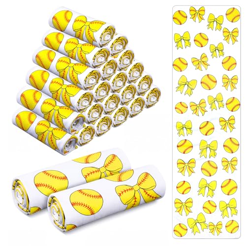 Moukeren 24 Pcs Cooling Towels 40"x12" Bulk Game Day Sports Ice Towel Quick Dry Breathable Party Favors for Team Coach Gift - style: Softball