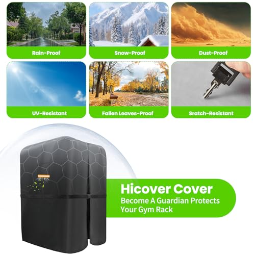 Workout Equipment Cover Compatible with SincMill, 600D Oxford Home Gym Equipment Cover, Protect for Gym Equipment for Home Garage/Home Gym Equipment With Air Vent & Reflective strip-41"L×69"W×73"H