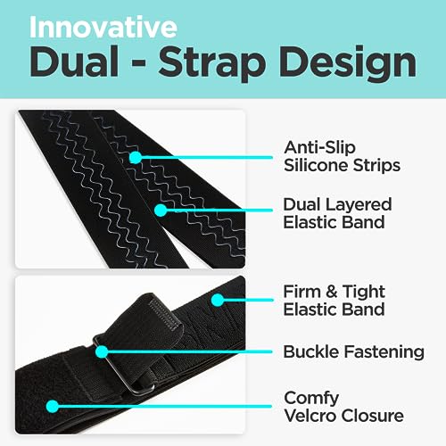 Enhanced Stability with Dual Support PowerFit Pro SI Joint Belt - Unique Dual-Band Design, Eco-Friendly Material, Reinforced Construction, Secure Buckle, Optimal Support (Large) - size: Large (Pack of 1)