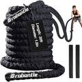 Battle Rope 1/1.26/1.5/2 Inch Diameter,Pink 30FT/40FT/50FT Exercise Workout Ropes for Home Gym Heavy Weighted Training Rope for Working Out - style: 1 inch 30ft