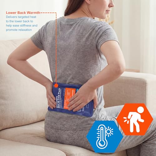MED PRIDE Reusable Hot & Cold Gel Ice Packs, Flexible Compress, 2-Pack