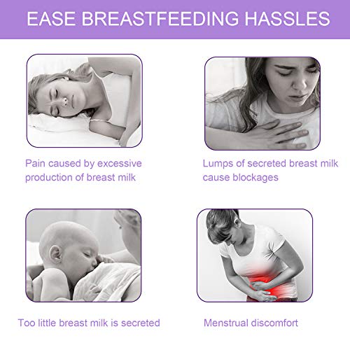 Breast Therapy Pads, Hot Cold Breastfeeding Gel Pads | Breastfeeding Essentials and Postpartum Recovery, Nursing Breast Pads Pain Relief for Mastitis