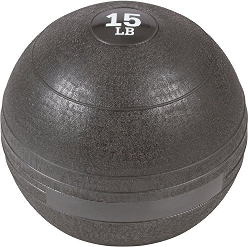 Trademark Innovations Exercise Slam Medicine Ball - color: Gray, size: 15lbs