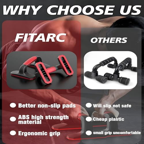Pushup Bars，Non-Slip Push-Up Handles with Enhanced Grip – Lightweight & Eco-Friendly Fitness Solution for Man & Women