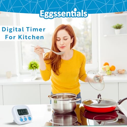 Kitchen Timers for Cooking and Baking with Big Digital Numbers and Loud Alarm Used in Cooking, Classroom, and Office. - size: Pack of 1
