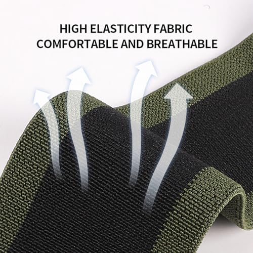 Pro-Grade Weightlifting Wrist Wraps (24") for Gym, Strength Training, and Powerlifting(1 Pair) - Heavy-Duty Thumb Loop Straps for Maximum Wrist Support in Bodybuilding & Fitness (Men & Women) - color: Green&Black