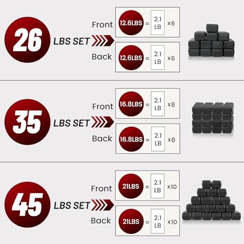 Weighted Vest Men 26lbs | 35lbs | 45lbs, Weighted Workout Vest With Removable Iron Weights, Weight Vest for Men and Women, Heavy Duty Weighted Exercise Vest for Strength Training Running Walking - size: 45lbs