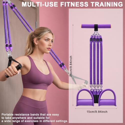 Adjustable Detachable Multifunction Pedal Resistance Band