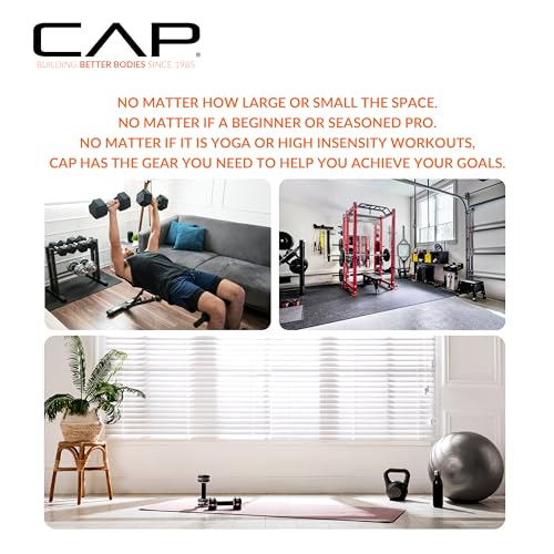 CAP ADJUSTABELL Adjustable Dumbbell Set, Premium Quick Select Adjustable Weights for Strength Training, Singles & Pairs, 12.5 LB, 25 LB & 55 LB, Round & Hex Dumbbells, Multiple Grip Handle Options - size: 55 lb - Honeycomb Chrome and Black Handle, style: