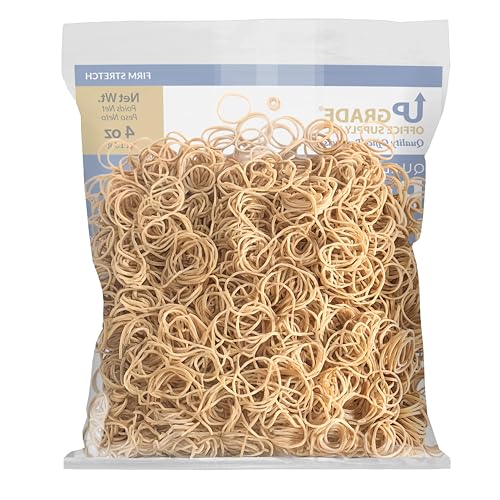 Upgrade Office Supply Rubber Bands, Size #10, 925 Count, 4 oz, USA