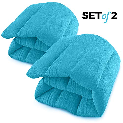Microwavable Heating Pads Set of 2 Natural Moist Heat Pad for Back Pain, Neck and Shoulders, Nerve, Cramps, Lower Lumbar Relief - size: 2 Pieces 7x22"
