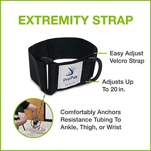 Web Slide Extremity Strap - Perfect for Bands, Bilateral Tubes, and Unilateral Tubes - Physical Rehab Accessory for Clinic, Home, or Gym