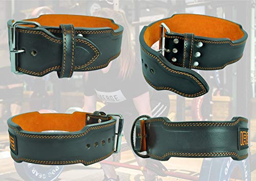 13mm Single Prong Powerlifting Belt for Weightlifting Bodybuilding Strongman 4 inch - size: XS