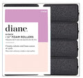 Diane Foam Rollers, Black, 1.25", 8/bag - size: 8 Count (Pack of 1), style: 1.25” black