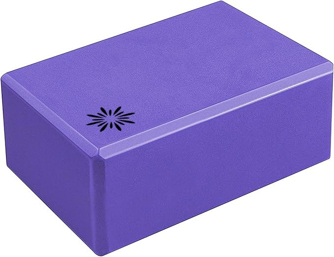 Bulk 4 in Foam Yoga Blocks, 10 Pack - color: Purple
