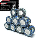 FRESINIDER 9 Rolls Self Adhesive Wrap Athletic Tape Gauze, Breathable Elastic Cohesive Bandage for Sports Injury & Pet (7 Pcs 2" x 5 Yards + 2 Pcs 1" X 5 Yards) (Sea Camo) - color: Sea Camo
