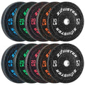 2-inch Bumper Weight Plate Olympic Plate Hi-Temp Bumper Weight Plate with Steel Insert Strength Training Weight Lifting Plate-ODOR-FREE | NOISE-REDUCING | ABSORB IMPACT - size: 230LB Bumper Weight Plate Set