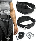 Weight Lifting Belt for Belt Squats, Squat Machine and Rack Attachment | Padded Hip and Thigh Support, Comfortable Fit, Strength Training, Powerlifting, Home and Gym Workouts