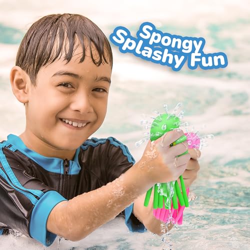 ArtCreativity Octopus Water Balls (Pack of 6), Pool Toys for Toddlers 3-5, Sensory Stress Relief Toy for Kids, Beach Water Toys & Swimming Toy for Toddlers, Cute Goodie Bag Fillers for Boys & Girls - size: 6 Octopus Balls