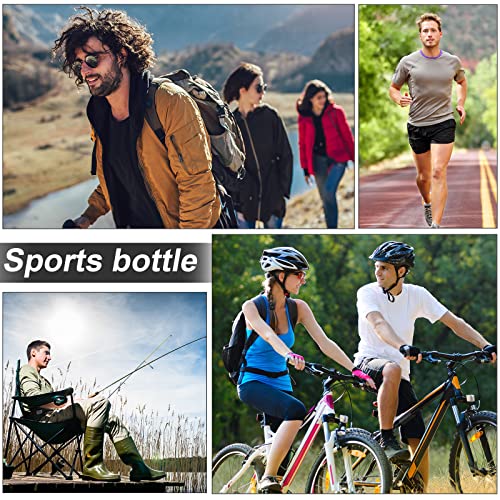 CHENGU Water Bottle Bulk 20 oz Aluminum Reusable Bottles Lightweight Snap Lid Water Cups Easy Carry Leak Proof Travel Tumbler for Gym Sports Camping Hiking Fishing - color: Blue