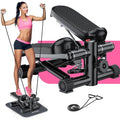 Mini Stair Stepper with Resistance Bands, Under Desk Stepper - 330 LBS Capacity