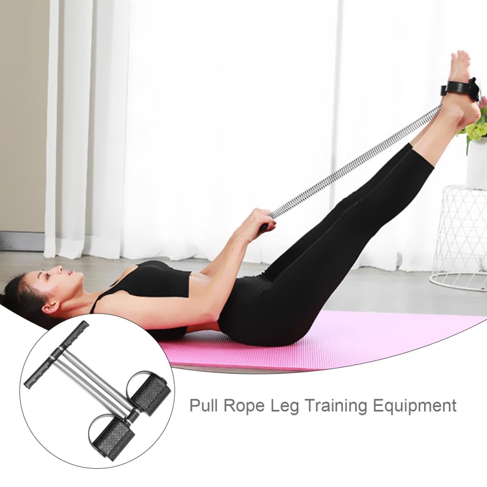 GALPADA Fitness Equipment Exercise Puller Gym Pedal Leg Exerciser Leg Training Equipment Stretch Board Steel