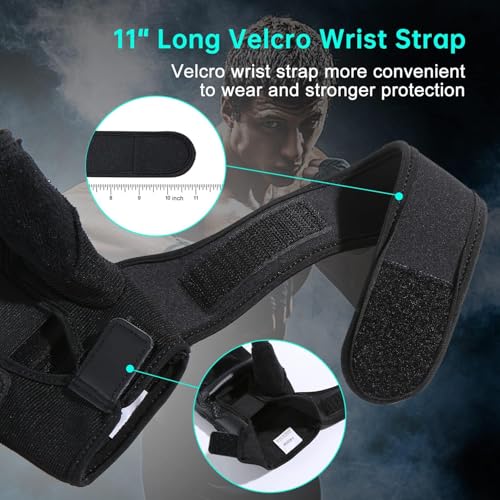 Kickboxing Sparring Gloves TKD Gloves for Men Women Half Finger Boxing Gloves Fighting Gloves Boxing Gloves for Punching Bag Training Gloves for Men Women Black - color: black, size: X-Small