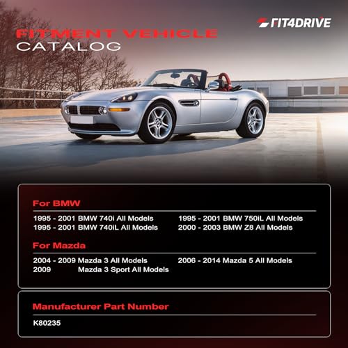 K80235 Zinc-Nickel Alloy Front Stabilizer Sway Bar Links for 1995-2001 BMW 750iL 740i 740iL / 2004-2009 Mazda 3/2006-2014 Mazda 5 - color: K80235, size: Sway Bar Links