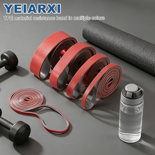 Resistance Bands for Working Out, Pull Up Bands, Pull Up Assistance Straps with Carry Bag for Home/Gym - color: Green/Gray