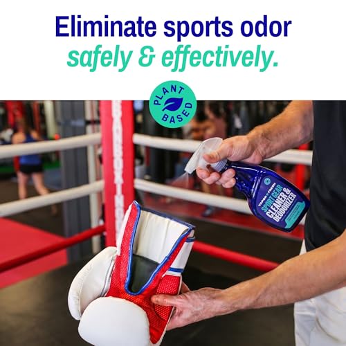 Vapor Fresh Sports Cleaner and Deodorizer - For Boxing Gloves, Sports Pads, Helmets, Gym Bags, Gym Equipment and More - Naturally Powered By Plants, 16 Fl Oz (3-Pack) - size: 16 Fl Oz (Pack of 3)