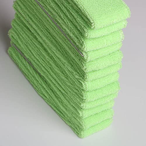Cotton Sweatband Headbands,Pack of 12,Elastic Stretchy Sport Terry Cloth Sweat Bands,Yoga Workout Fitness Exercise Basketball Headband - color: 12pcs x apple green cotton sweatband headbands