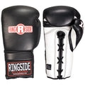 Ringside IMF Tech Lace-Up Sparring Boxing Gloves - color: Black, size: 16-Ounce
