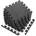Breling 16 Pcs 0.79 in Thick Gym Flooring Mats, 12 x 12 Inch Interlocking Foam Puzzle Floor Tiles for Home Gym, Extra Thick High-Density EVA Squares Flooring Mats for Yoga Play Workout Garage Kitchen