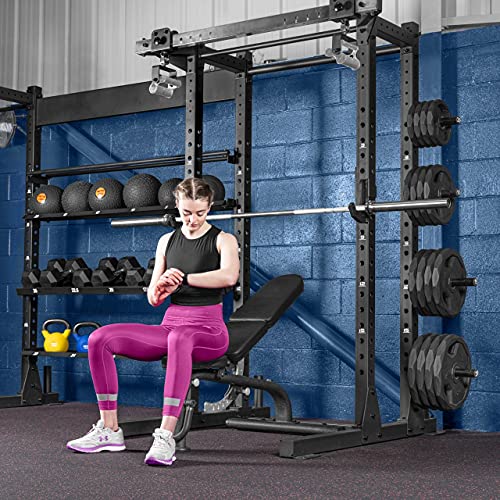 METIS 33lb 6ft Olympic Barbell - Olympic Barbell Bar with Optional Pair of Olympic Weight Plates | Olympic Barbell Set | Olympic Bar Strength Training Equipment - size: Barbell + 55lb Weight Plates (Pair)