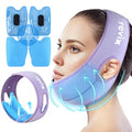 REVIX Wisdom Teeth Ice Pack Head Wrap with 3D Sewing Jaw Ice Pack for Face Oral Surgery Pain Relief for TMJ, Tooth Extraction & Teeth Removed, Extra Snug Fit with 4 Hot Cold Gel Packs, Lavender-Pack 1 - style: Lavender-Pack 1
