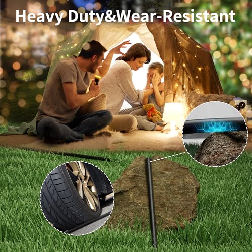 2 Way Power Extension Cord Splitter 20 Ft Total (8+6+6)-3 Prong 1 to 2 Extension Cord Cable Y Splitter-Outlet Adatper-SJTW Outdoor for Halloween Christmas Lighting Landscaping-16AWG 13A 125V-UL-1T2 - size: 20 FT