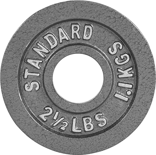 CAP Barbell 2-Inch Olympic Weight Plate | Multiple Options - size: 2.5 lb - Single, style: Classic - Grey