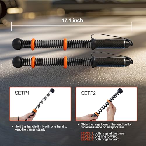 Ropeless Battle Ropes for Men & Women | Adjustable Weight, Home Gym, Portable Cordless, Strength Building, HIIT and Low-Impact Aerobic Training