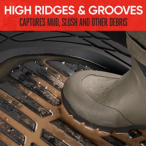 Motor Trend -2 Piece Front Car Floor Mats- Black FlexTough Contour Liners-Deep Dish Heavy Duty Rubber Floor Mats for Car SUV Truck & Van-All Weather Protection, Universal Trim to Fit - color: Black, style: 2pc Front Mats