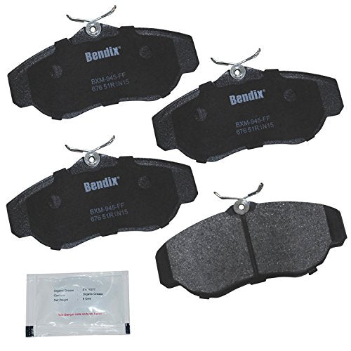 Bendix Priority1 CFM676 Semi-Metallic Front Brake Pads for Land Rover Discovery 2004-1999, Range Rover 2002-1995 - style: CFM676