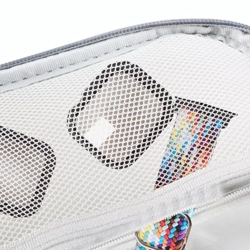 Watch Band Organizer, Watch Band Storage Case, Waterproof Smart Watch Band Organiser Case, Travel Organiser Bag for Watch Bands for Bands and Accessories,Watch Band Pin,Cable,Earphones (Gray) - color: Gray