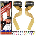 Lifting Straps Wrist Straps for Weightlifting Gym Straps Weight Lifting Deadlift Workout Women Men Dumbbell Straps for Hand RDL Strap Exercise Straps Dead Lift Cotton Neoprene Padded Zeus Power - color: 08-Sand Silicone