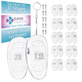 GMS Optical Screw-in Silicone Nose Pads for Glasses | 13mm Small, 7.2mm Width | Non Slip Nose Grips for Sunglasses, Eyeglass Accessories for Kids & Small Frames w/Screws & Screwdriver (10 Pairs) - size: (S)13mm - 10 Pairs